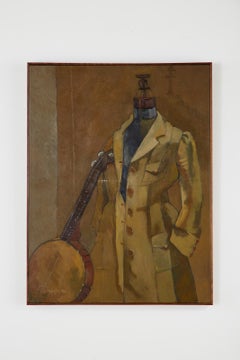 Banjo Player Still Life Painting