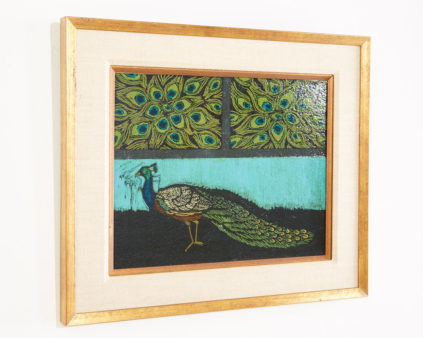 target peacock painting