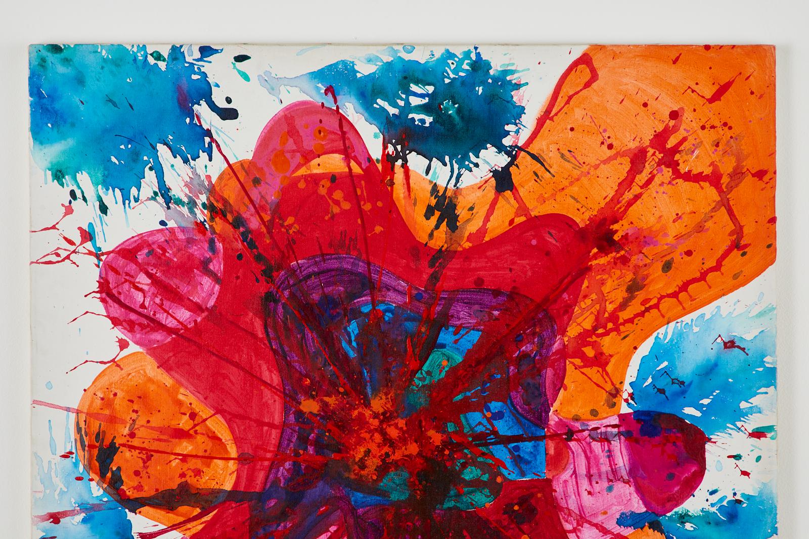 Pittura ad olio astratta moderna in vendita 1