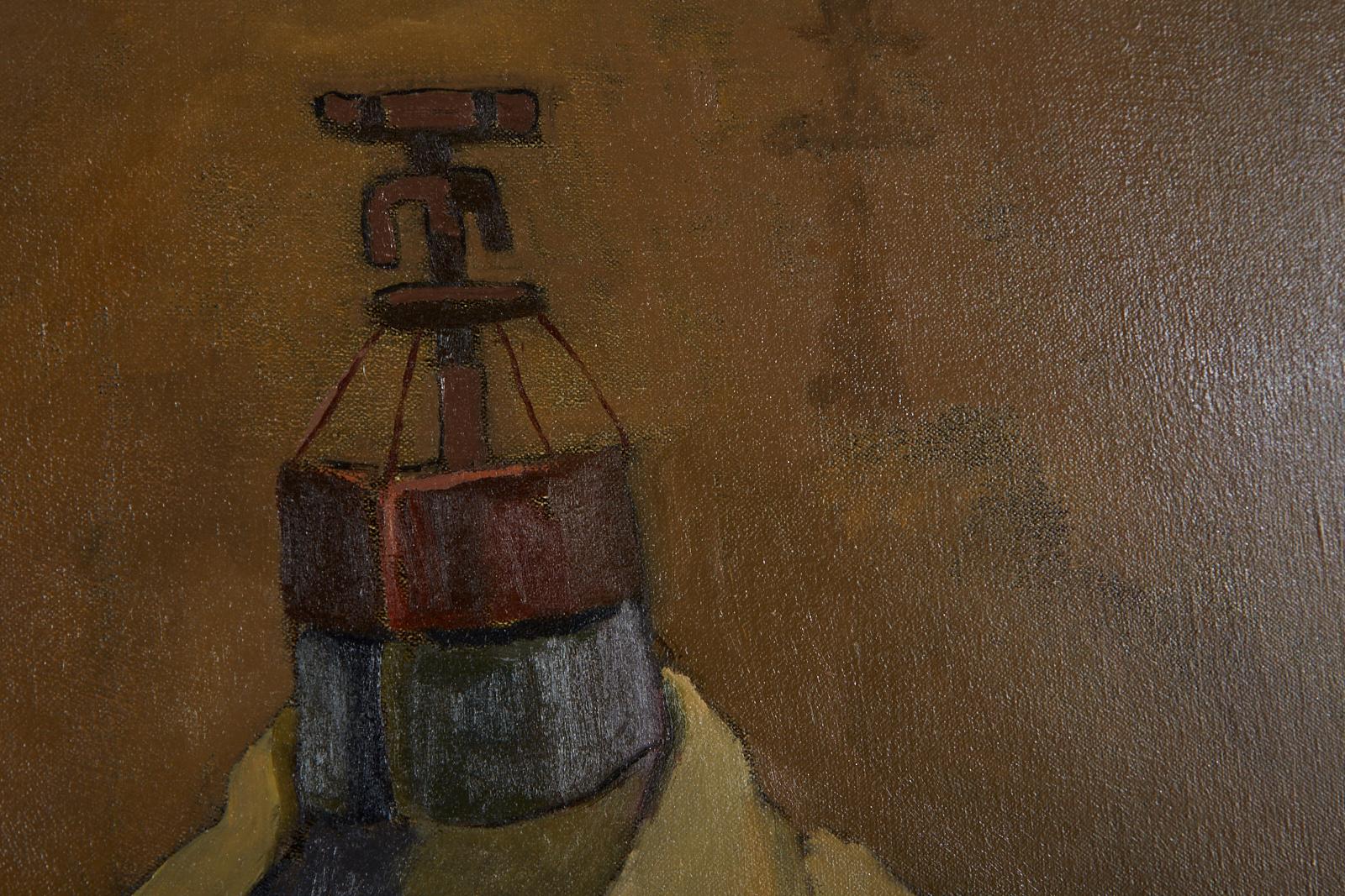 Banjo Player Still Life Painting 8