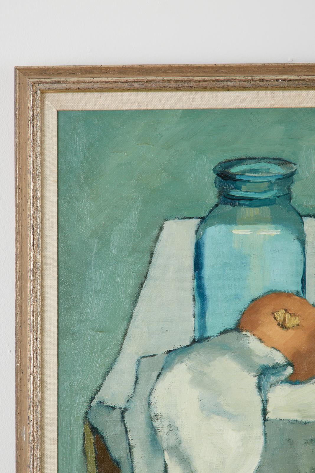 Bottles and Onions Still Life Painting 3