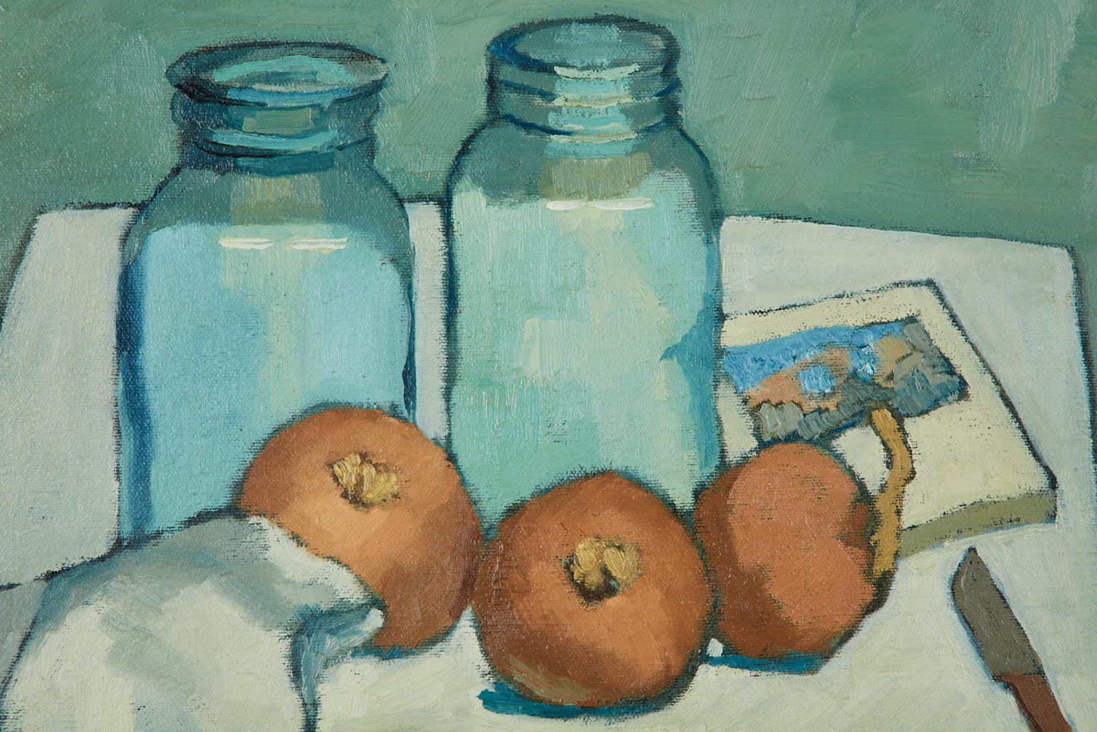 Bottles and Onions Still Life Painting 8