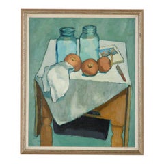 Bottles and Onions Still Life Painting