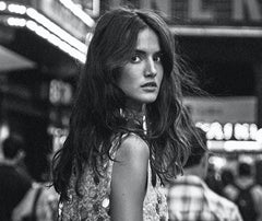 The Party That Never Ends, Blanca Padilla    70 in x 47 in (Black and White)
