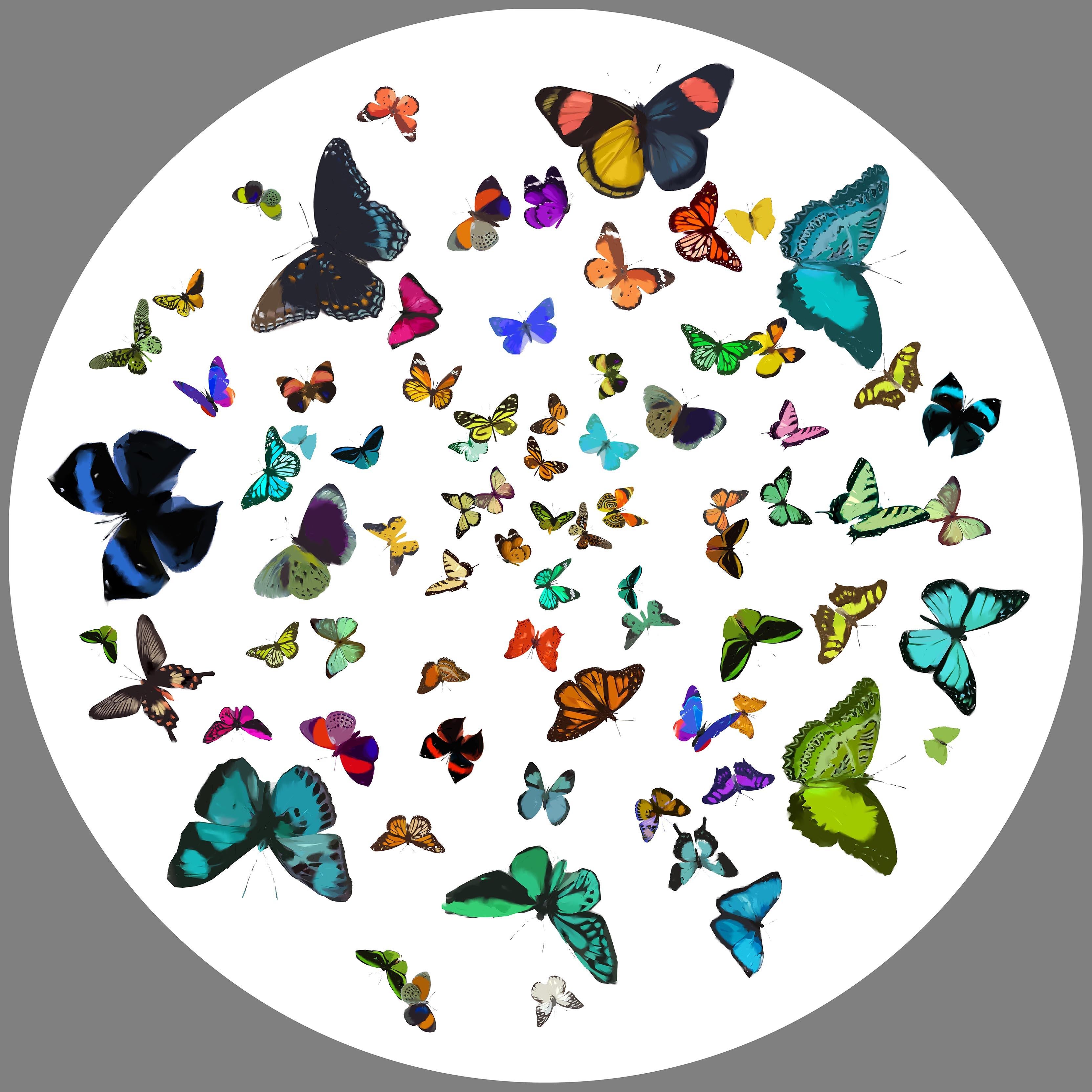 Butterflies   70 in x 70 in