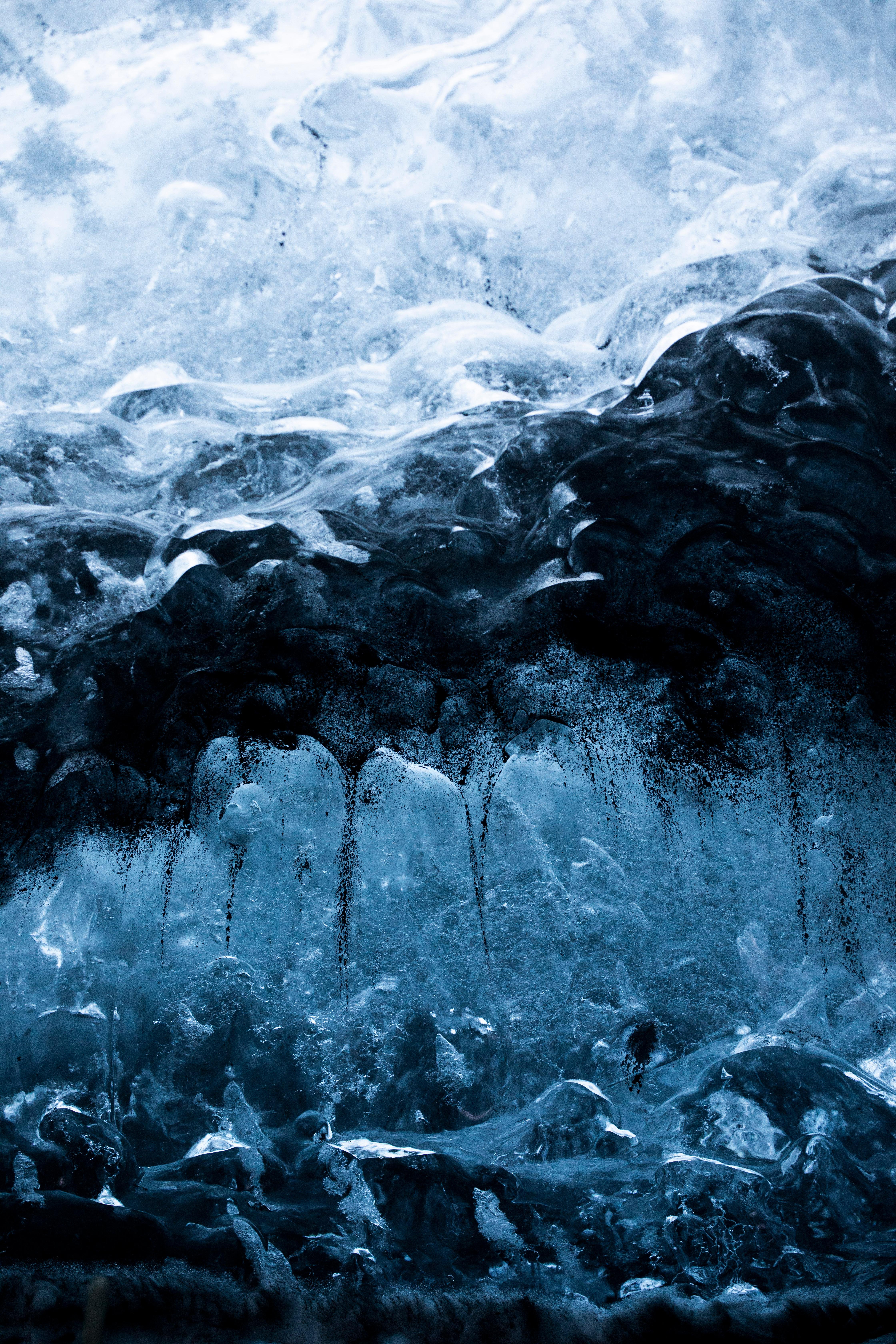 Addison Jones Landscape Print - Blue Photo, Nature Pictures, Ice Cold Photography-Permafrost 815
