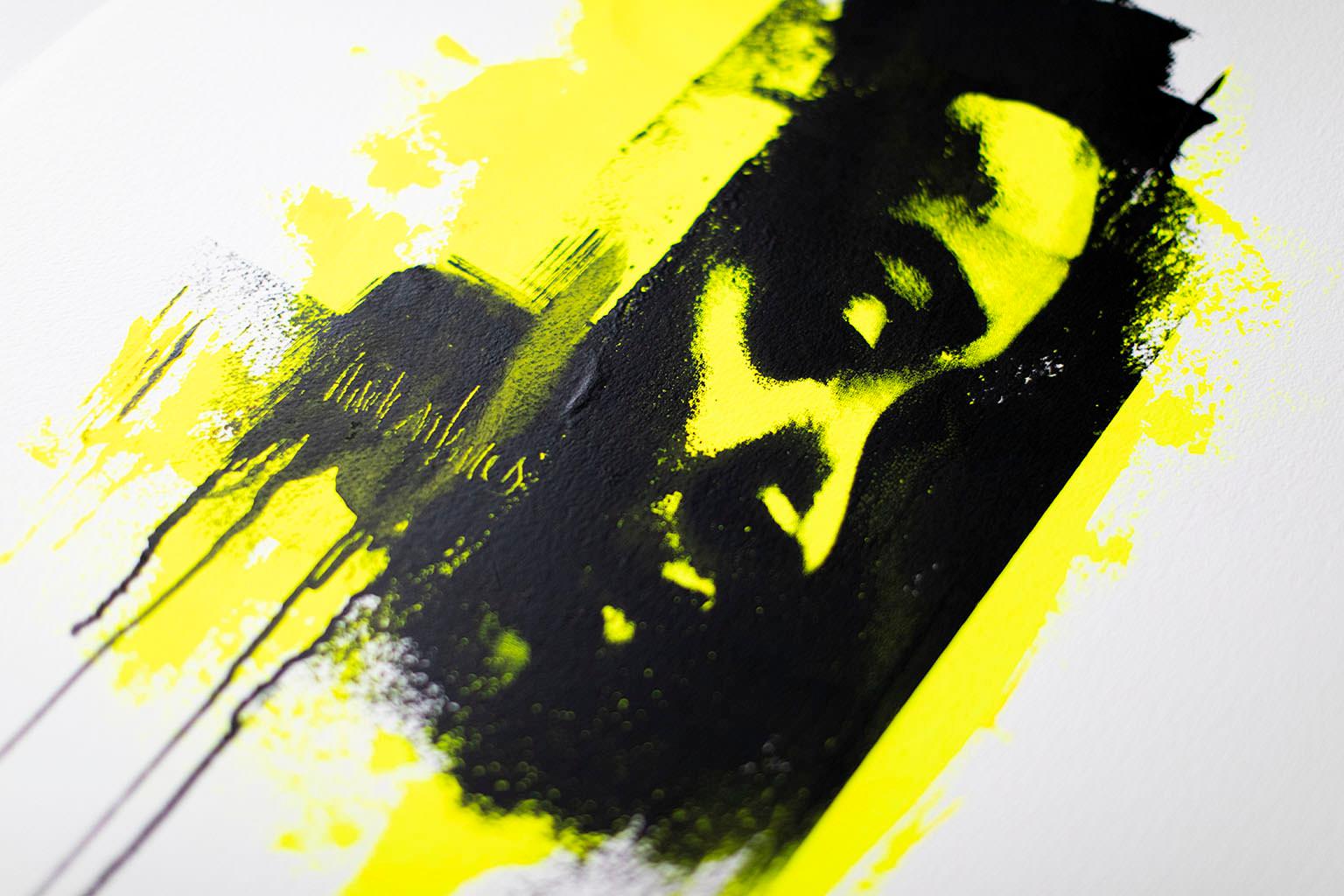 Neon Pop Art, Yellow Pop Art: Drip in Yellow (Bethyie- A7-1)

ABOUT THIS PIECE: 
