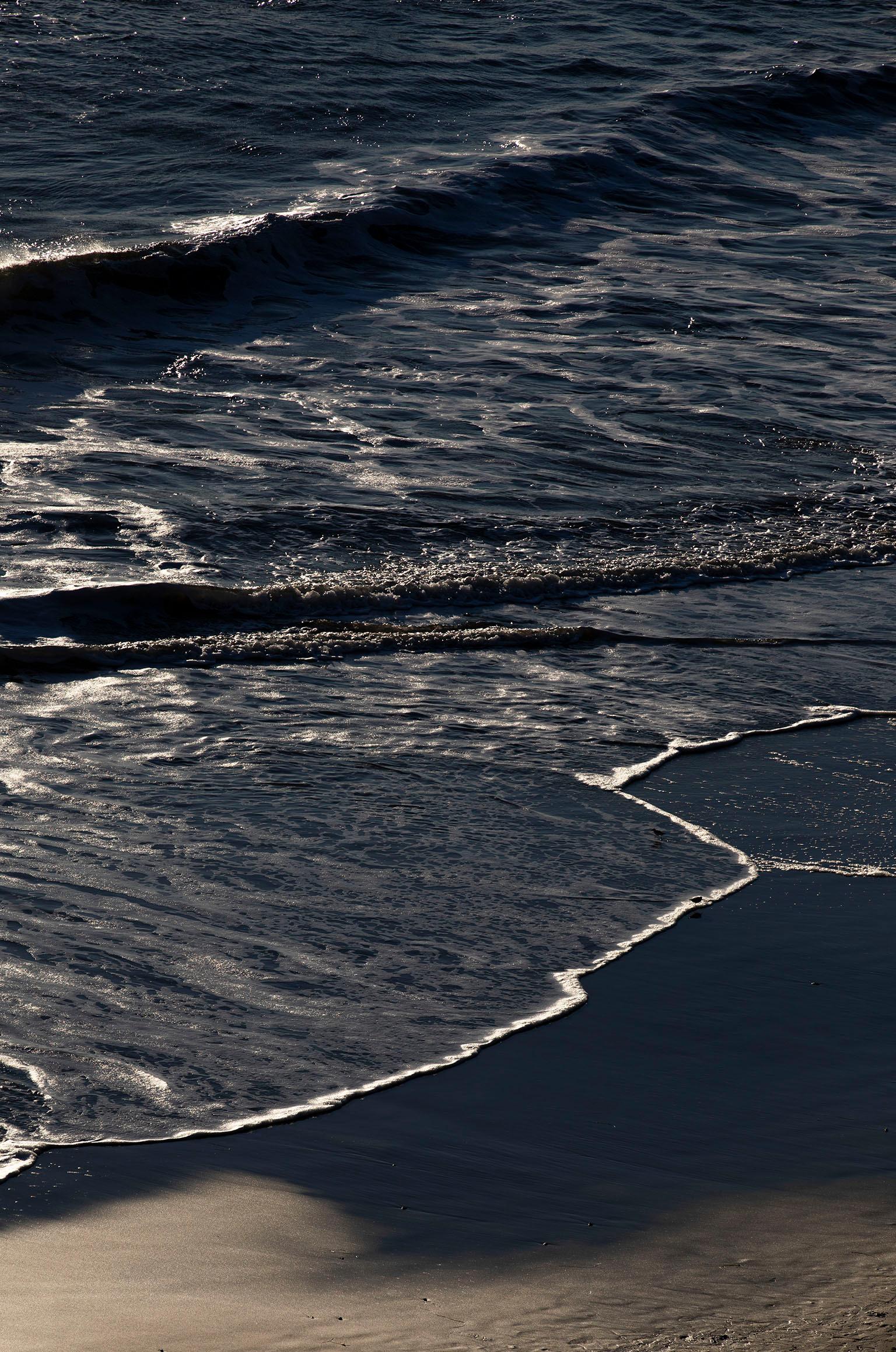 Strand-Landschaftsfotografie, Meeresdruck, Farbfotografie-Wowtide Swash 022