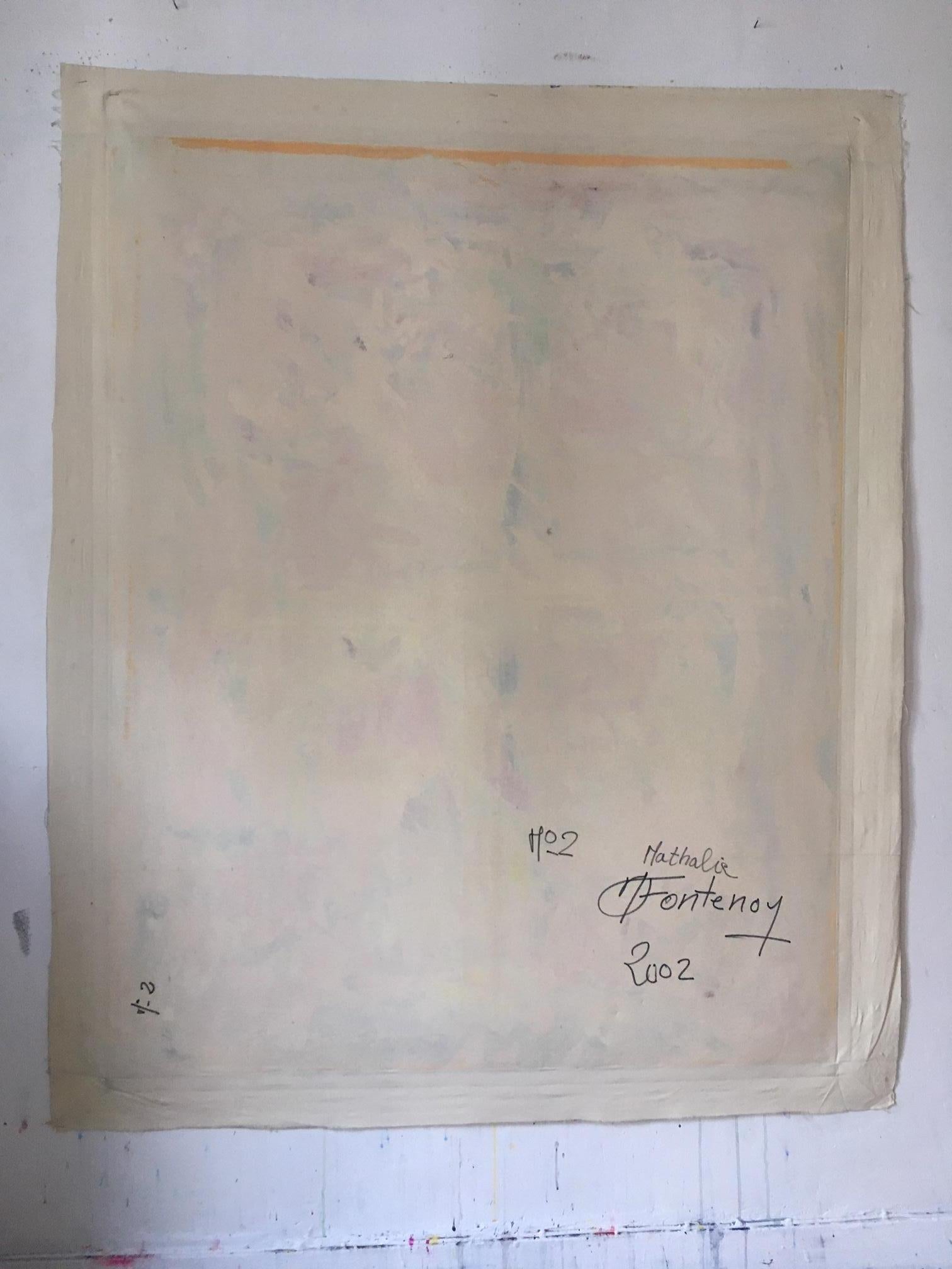 Nathalie Fontenoy Artista francesa, Bord à Bord nº 2 con Rothko y Delaunay en venta 5