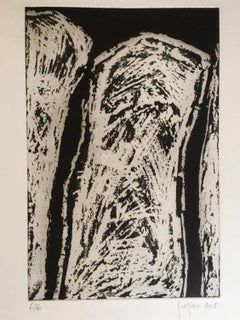 Limited Edition 2005 Marielle Guégan French Artist Gravure/Engraving Minimalist