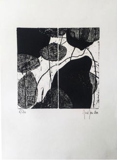Edizione limitata 2011 Marielle Guégan Artista francese Gravure/Incisione