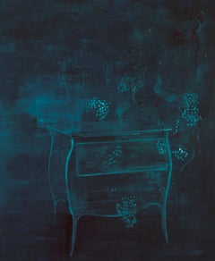 Veronica Botticelli, artista italiana "In attesa" 2013 Tecnica mista su tela