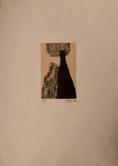 Marielle Guégan Artista francese Edizione Limitata Incisione/gravografia 2006