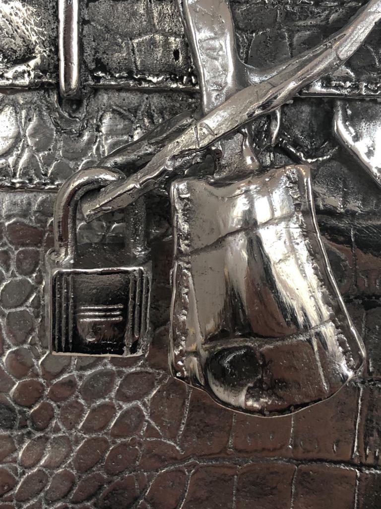 Bag Birkin for Ever Sculpture Aluminium Limited Edition  4