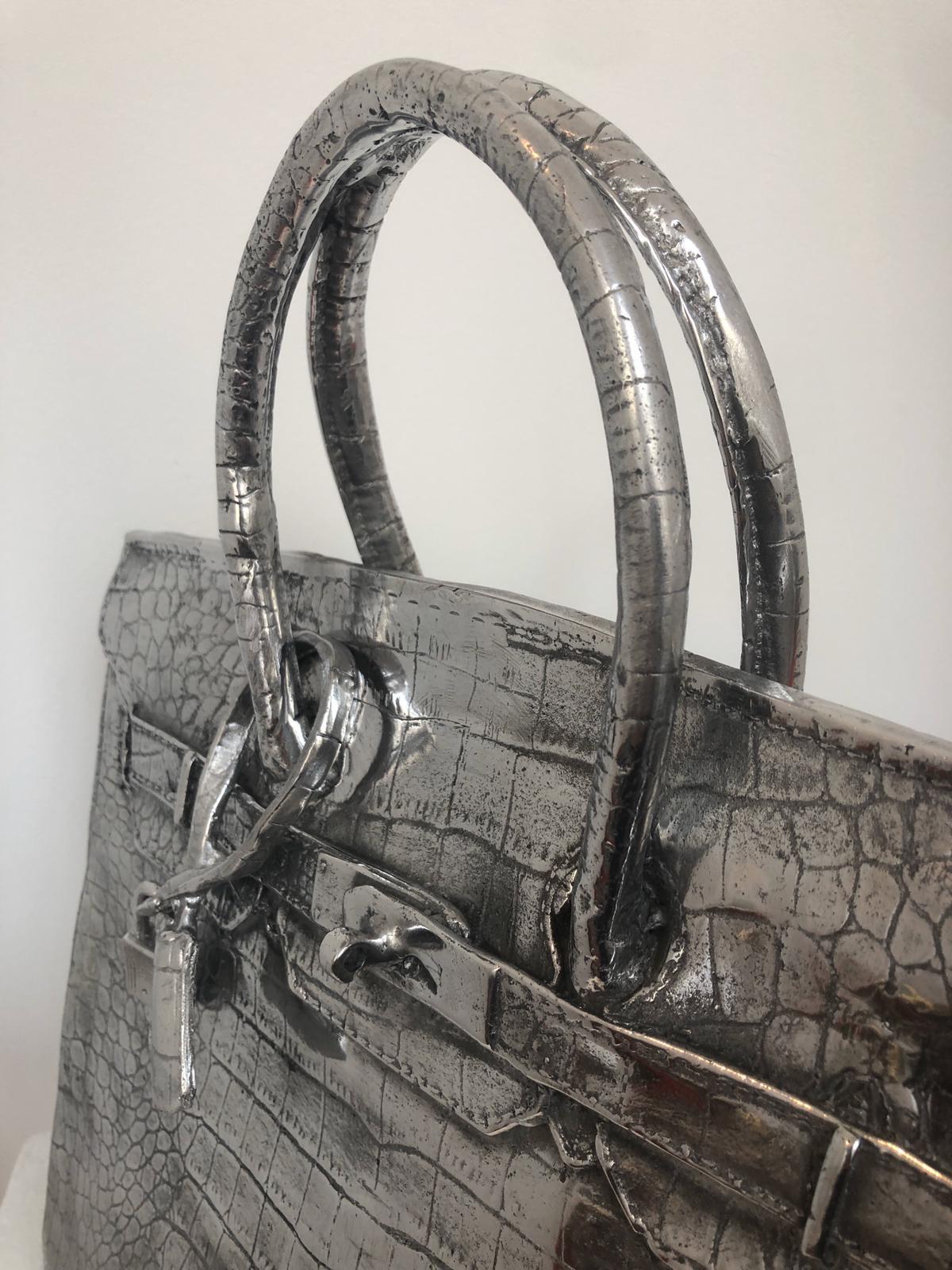 Bag Birkin for Ever Sculpture Aluminium Limited Edition  1