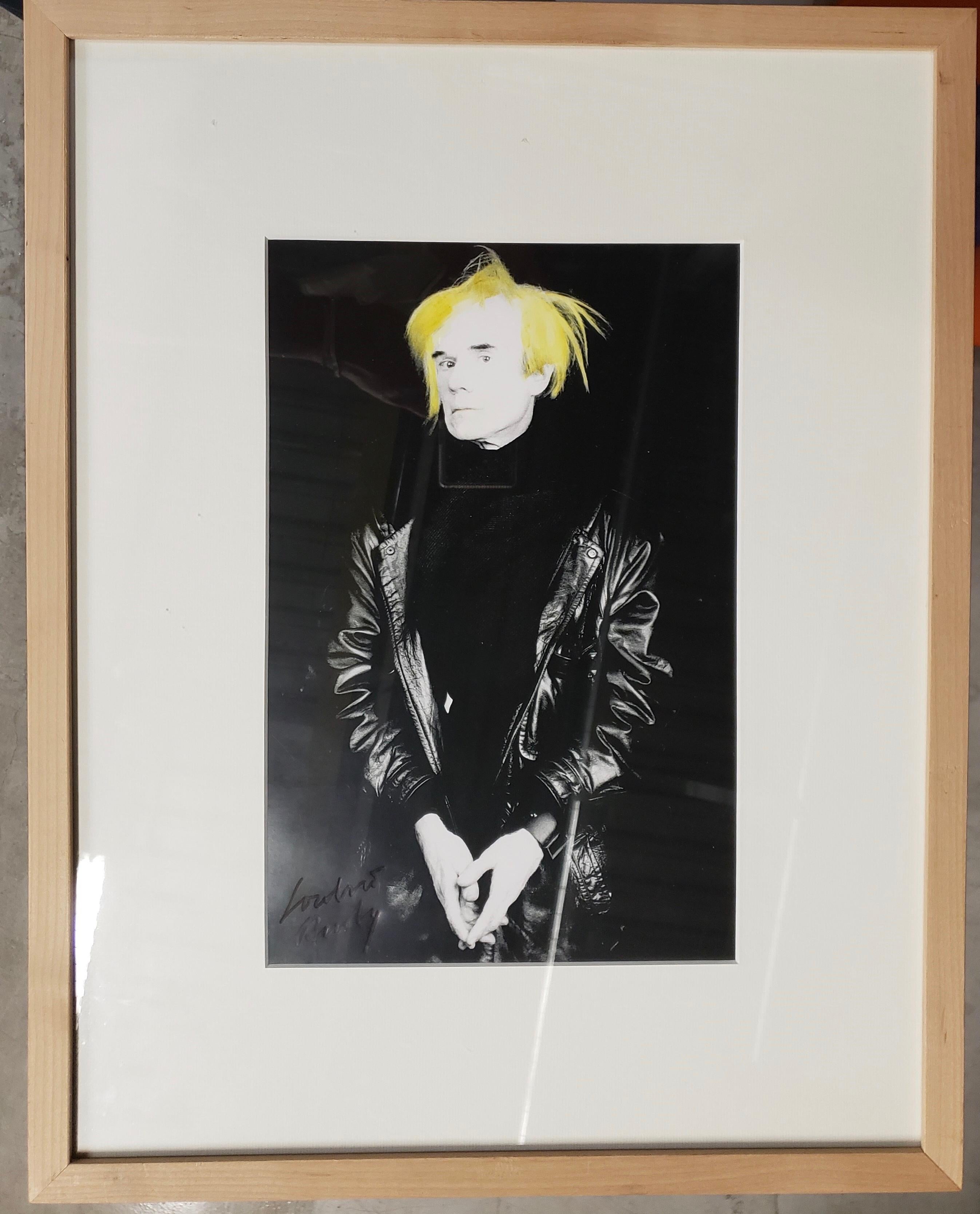 Andy Warhol New York original photography signed circa 1980 - Photograph by Horacio Rodolfo de Sosa Cordero
