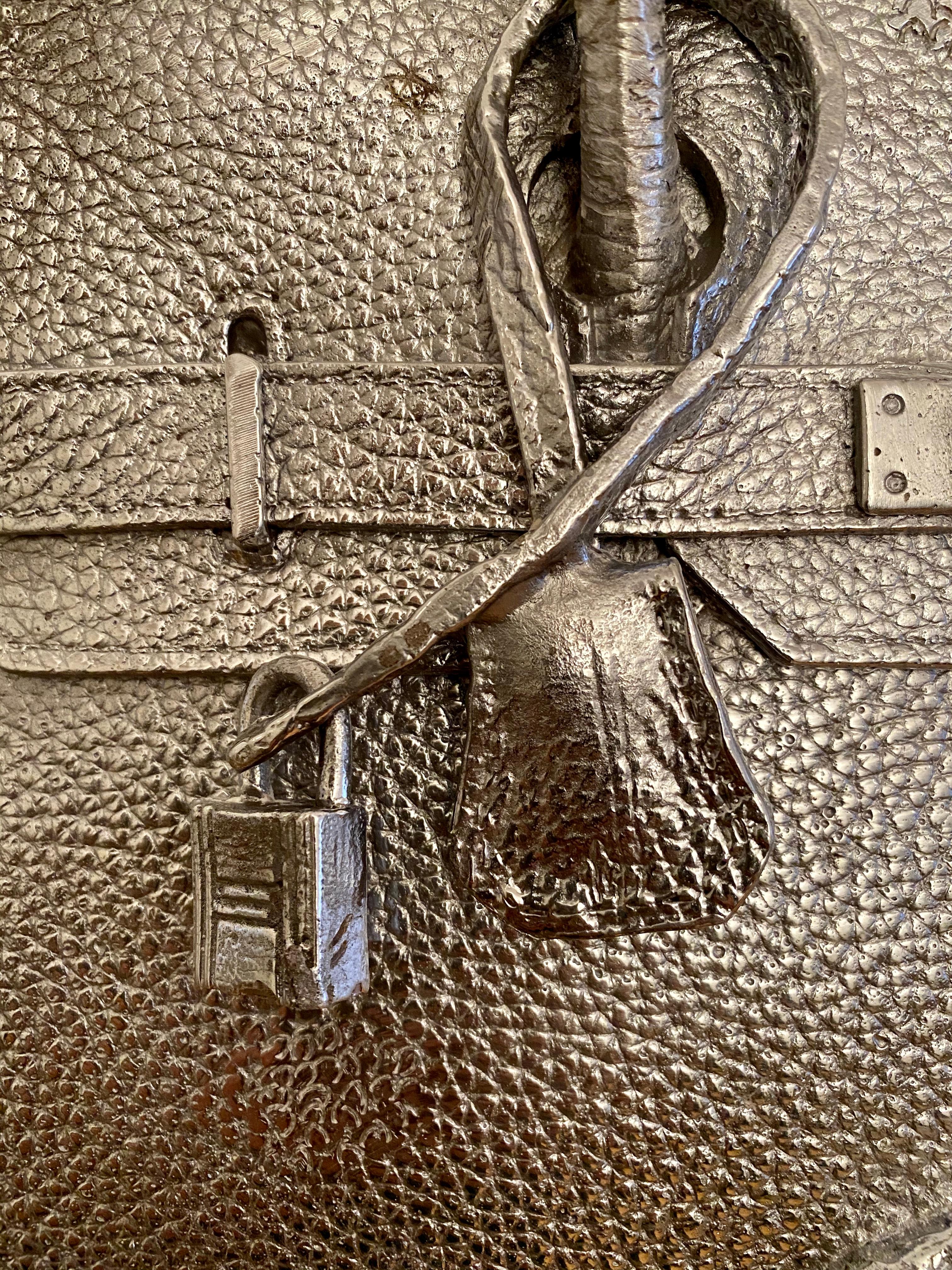 Bag Birkin ''Tie Me Up! Tie Me Down!'' Sculpture Aluminium Limited Edition 2020  5