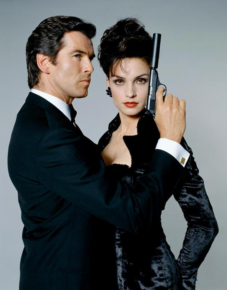 John Stoddart Color Photograph - Pierce Bronsan & Famke Janssen “GoldenEye - James Bond” (Limited Edition of 25)