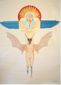 Wings of Fascism - Öl auf Leinwand - Zeitgenössisches Gemälde