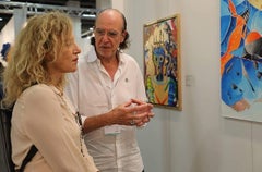 Nous sommes tous Icare - Huile et feuille d'or sur toile - Peinture contemporaine