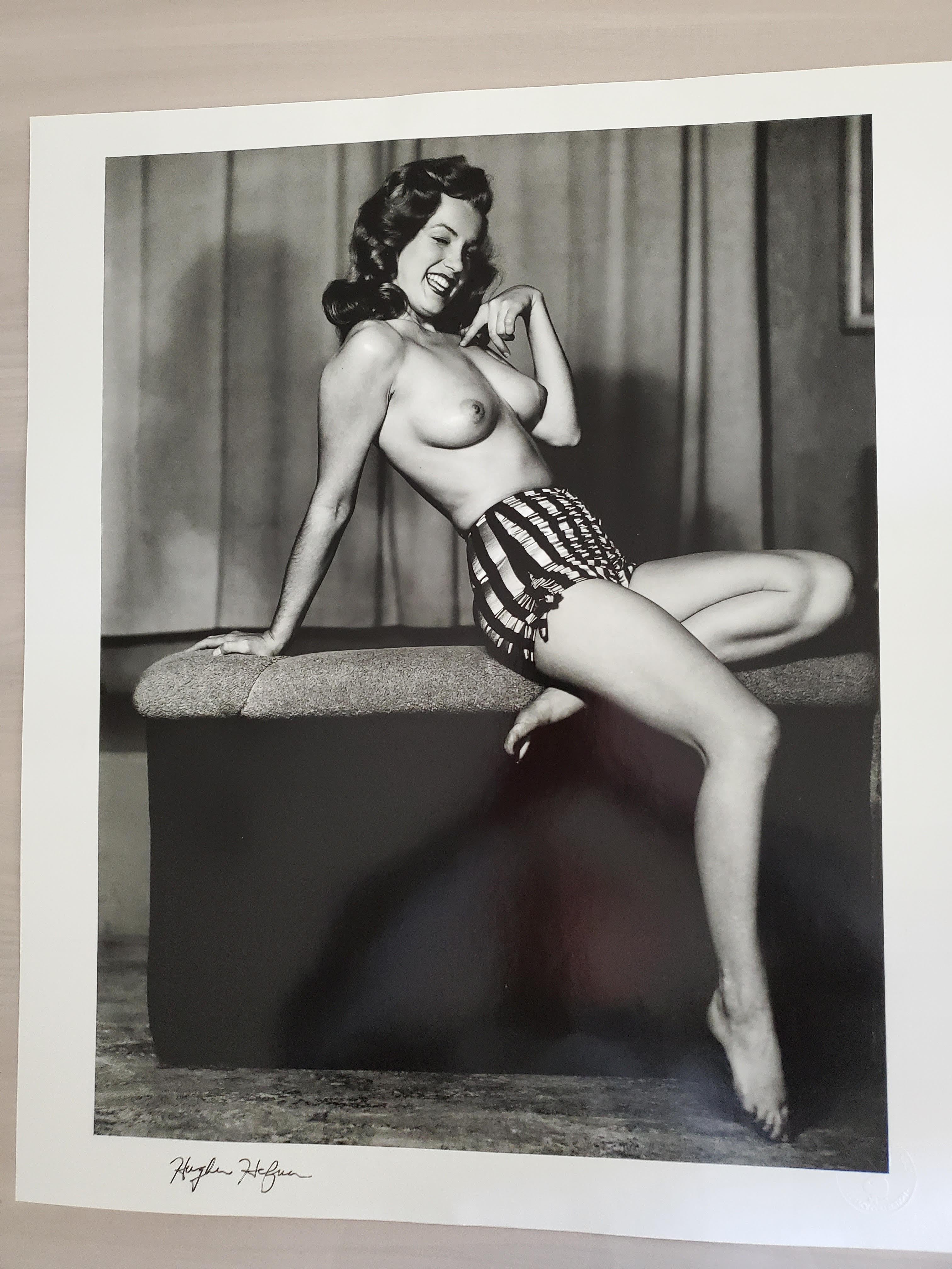 The Nude Marilyn Monroe - Playboy Legacy Collection - Signed by Hugh Hefner - Photograph by Earl Moran 