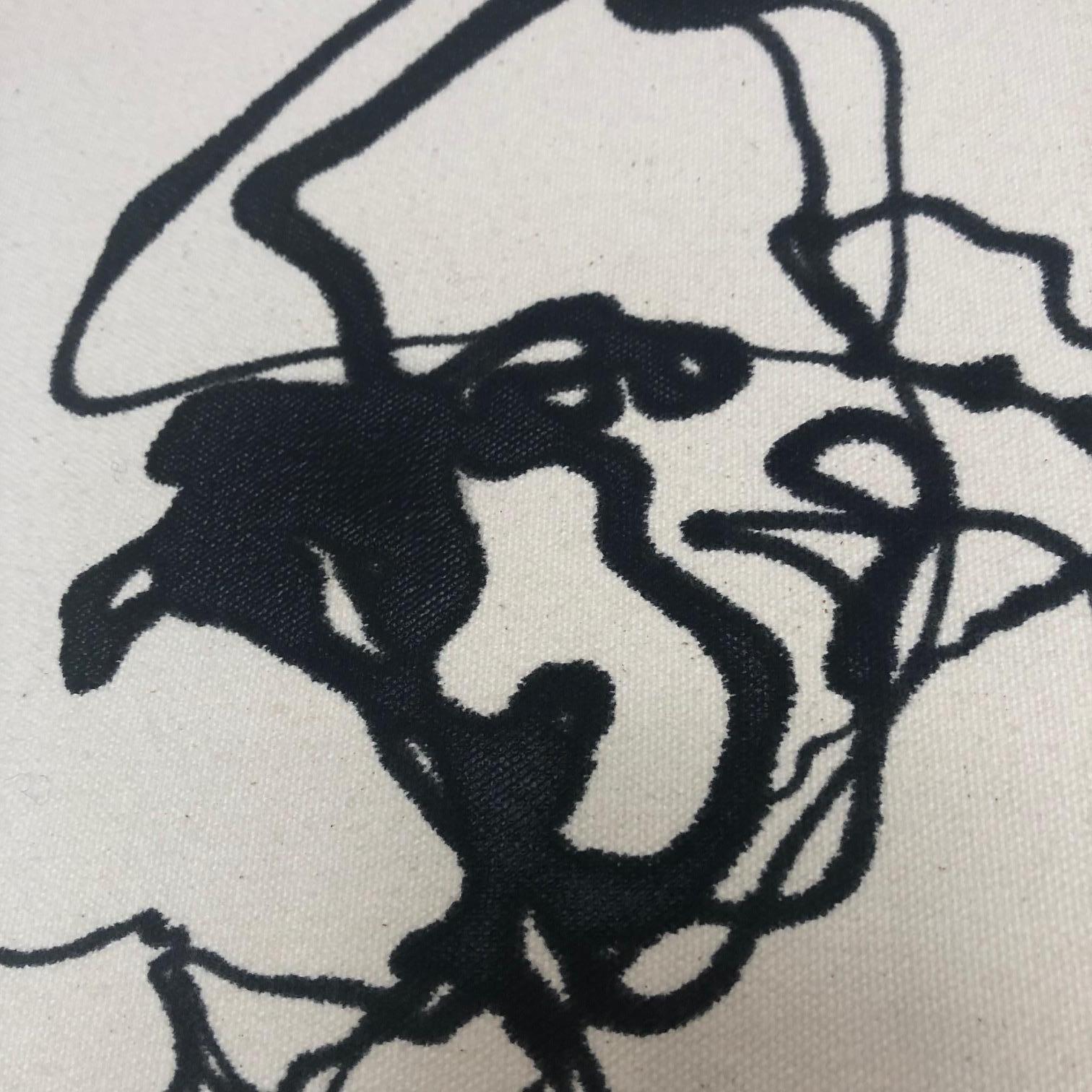 Three Amigos, peintures à l'huile en noir et blanc de l'artiste Yves Clement 2