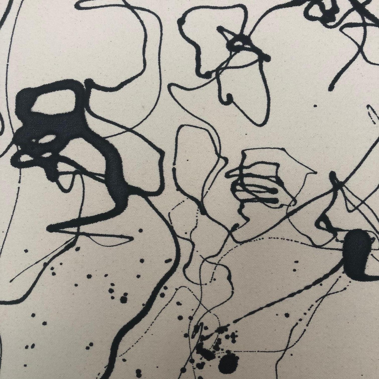 Three Amigos, peintures à l'huile en noir et blanc de l'artiste Yves Clement 4