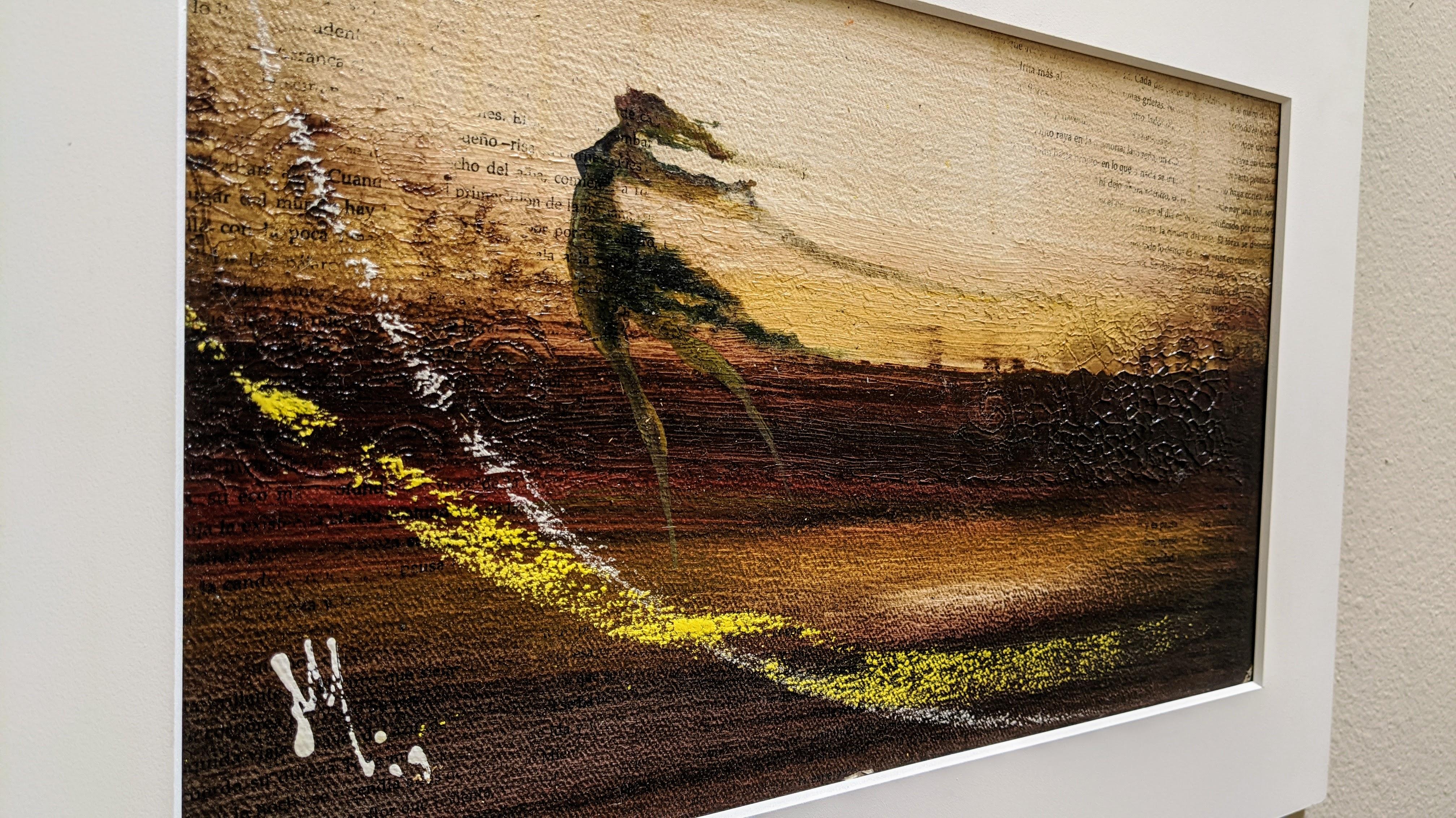 Tibez - Painting, Oil, Poetry, Figurative, Abstract, Earth Colors 1