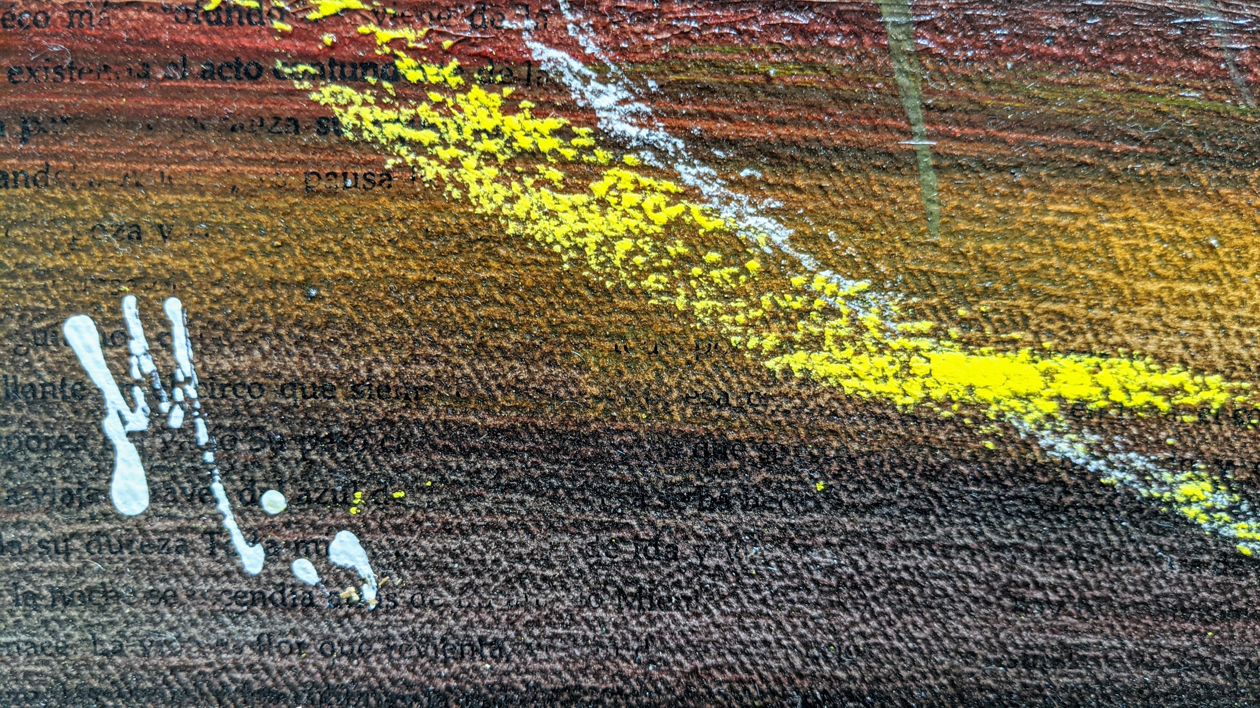 Tibez - Painting, Oil, Poetry, Figurative, Abstract, Earth Colors 2