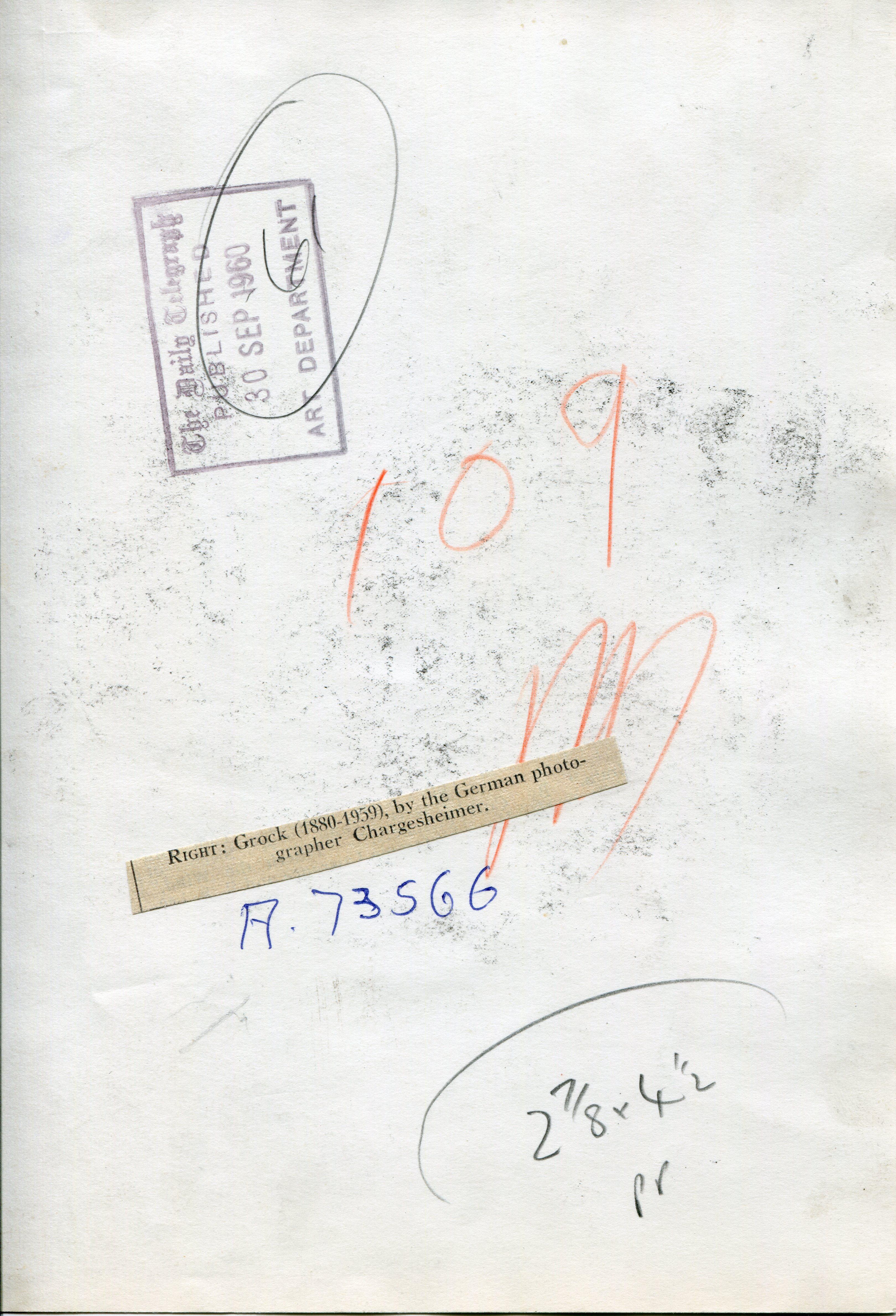 1921 to 1971 grock