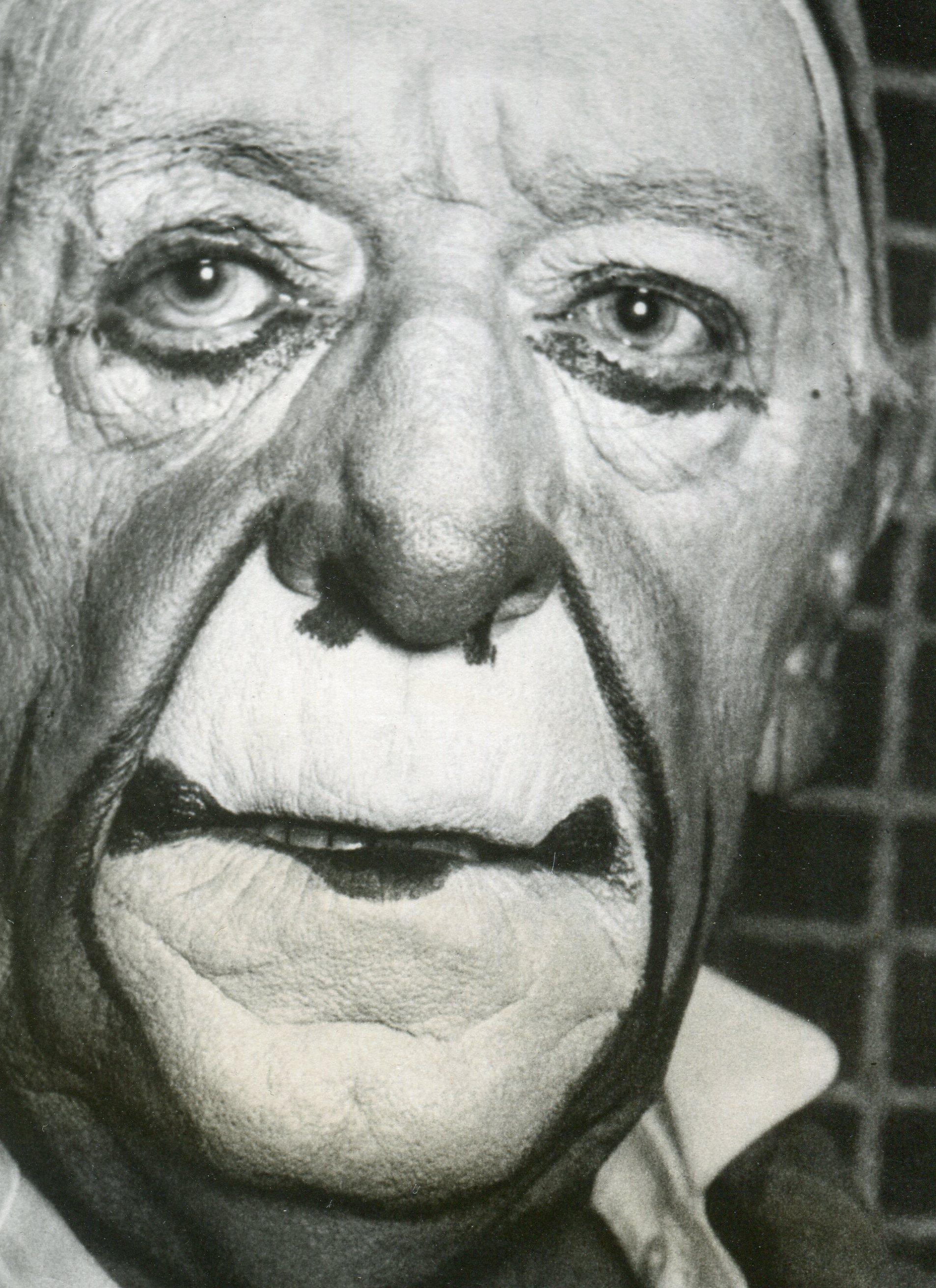 Grock, the clown - Photograph by Chargesheimer