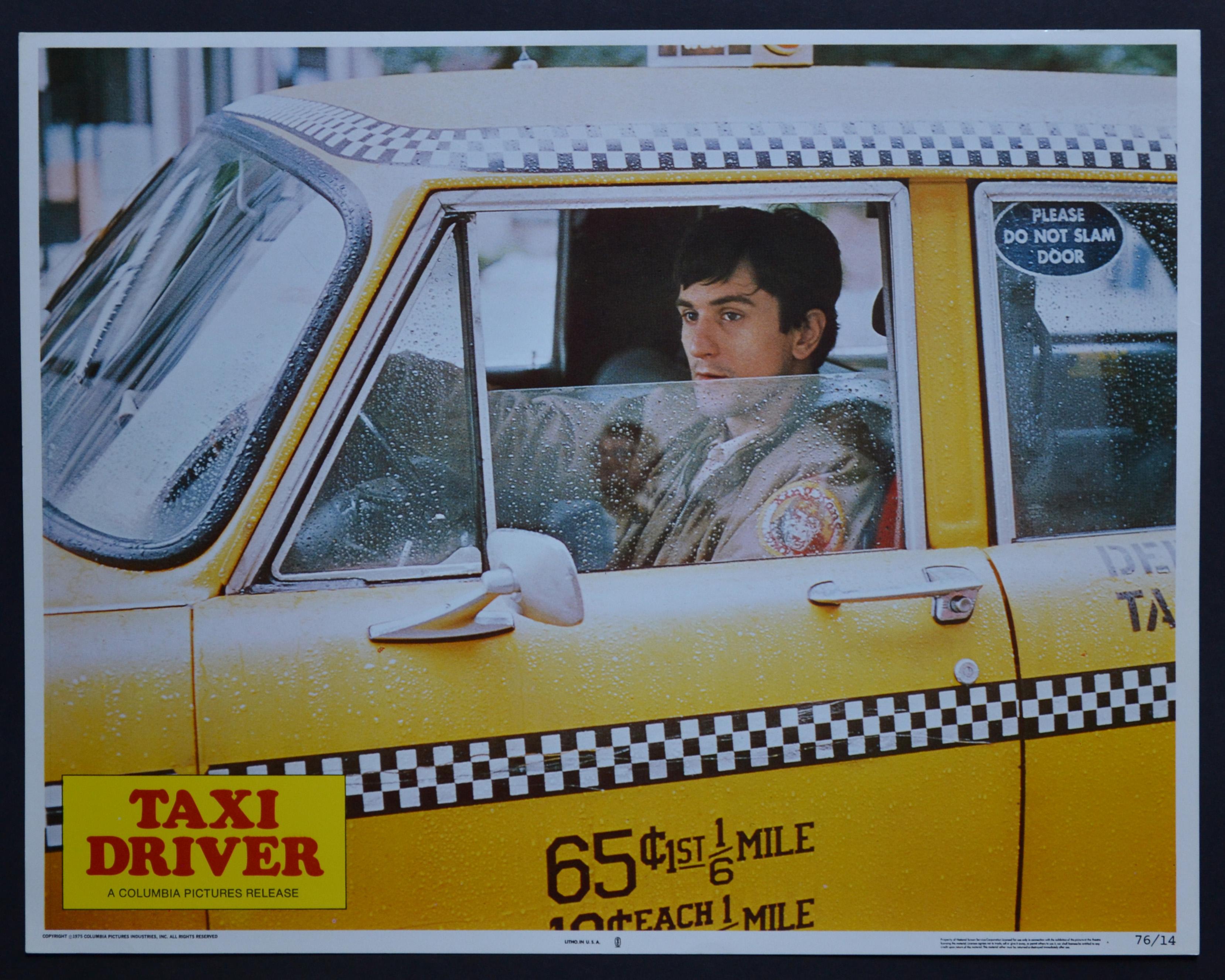 « TAXI DRIVER » - Carte de visite américaine originale du film, États-Unis 1976. - Art de Unknown