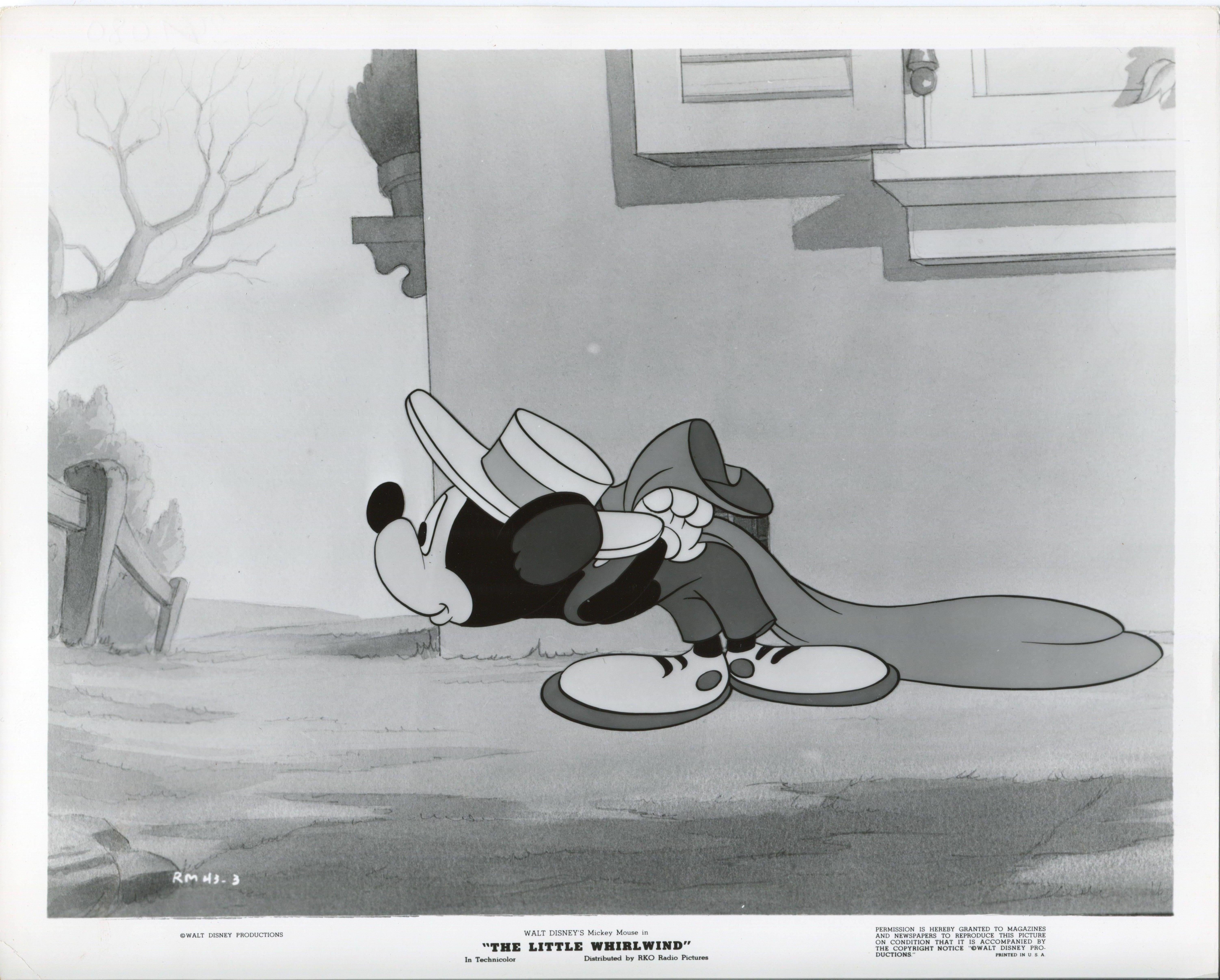 Heinz Röhnert Black and White Photograph - Micky Mouse -The Little Whirlwind - Lobby Card