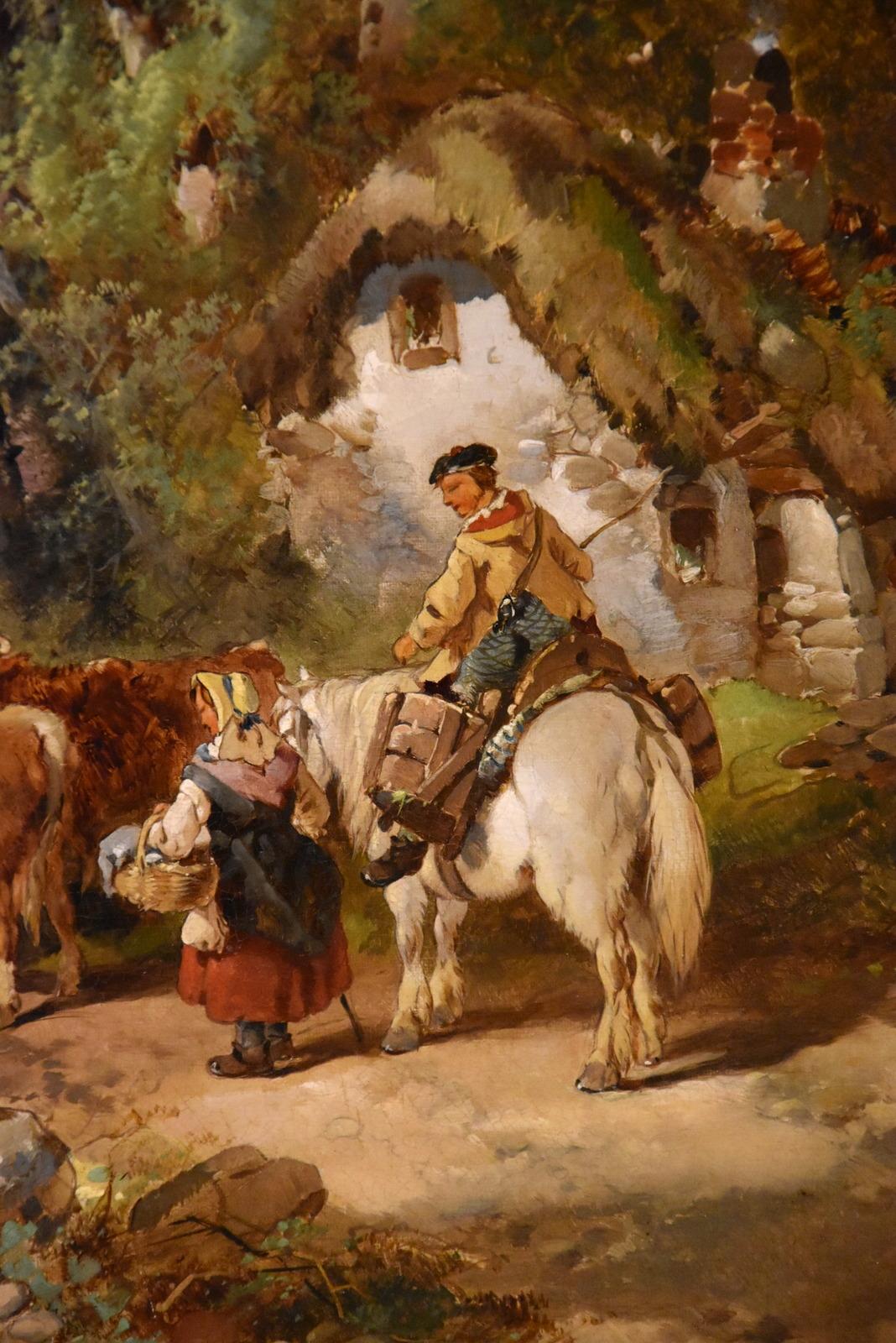 „Crofters by the Coast“ Ölgemälde von Joseph Horlor im Angebot 2