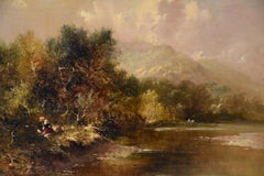 Oil Painting "The Old Mill Near Dolgelly" by Clifford Montague