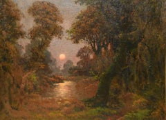 Oil Painting by Garstin Cox "A Summer Moonlight"