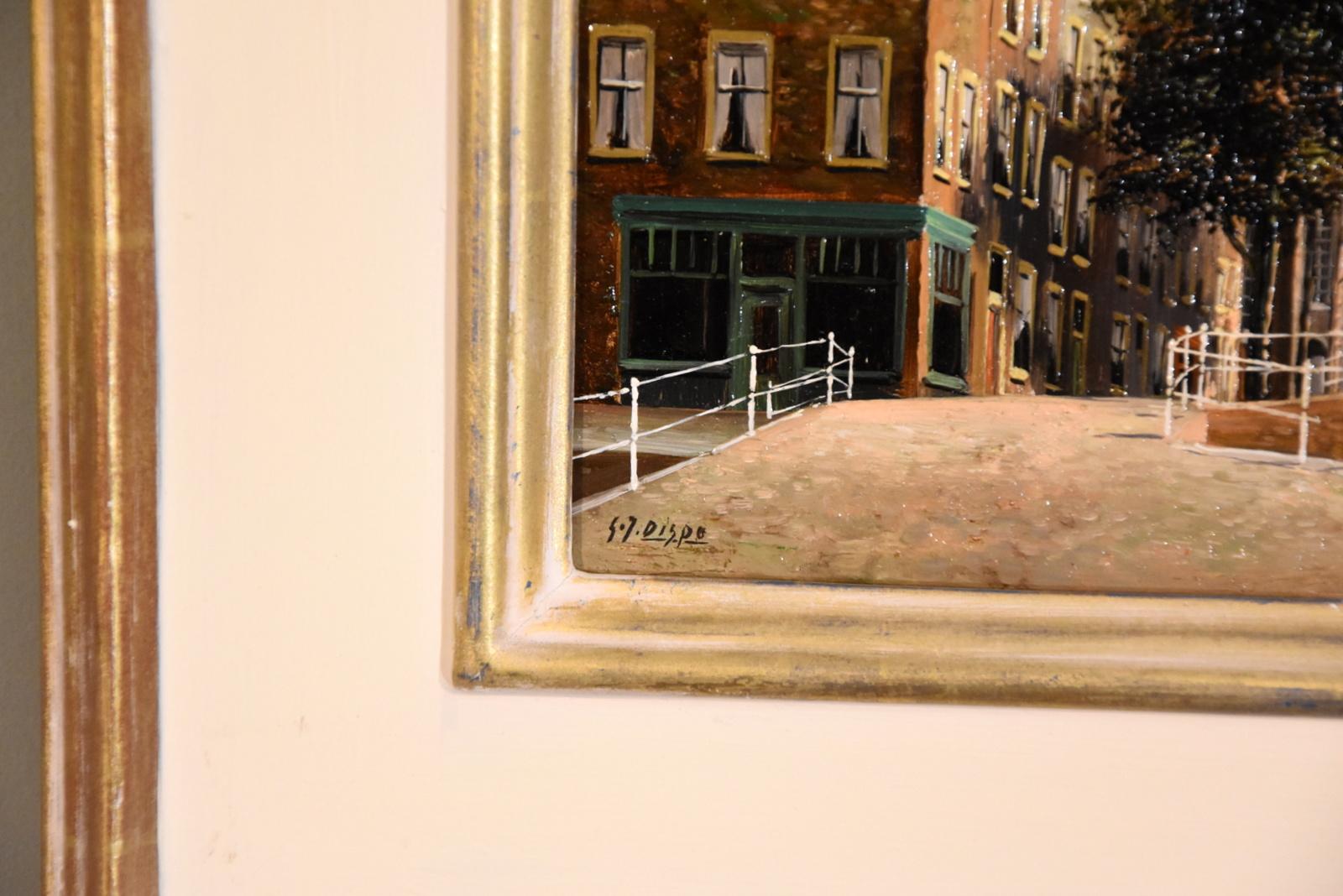 Pittura a olio di George Jan Dispo 