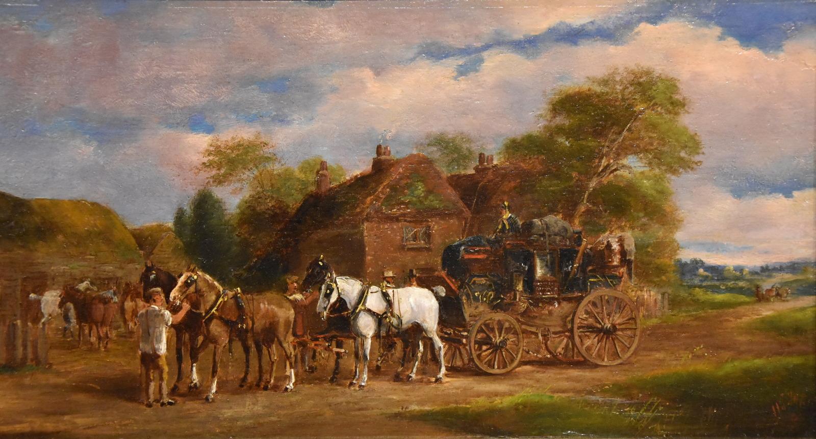 Oil Painting Pair by Herbert St John Jones 