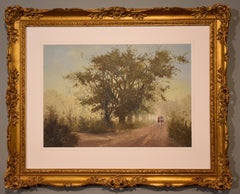 Peinture à l'huile de Roy Perry « A Dorset Lane »