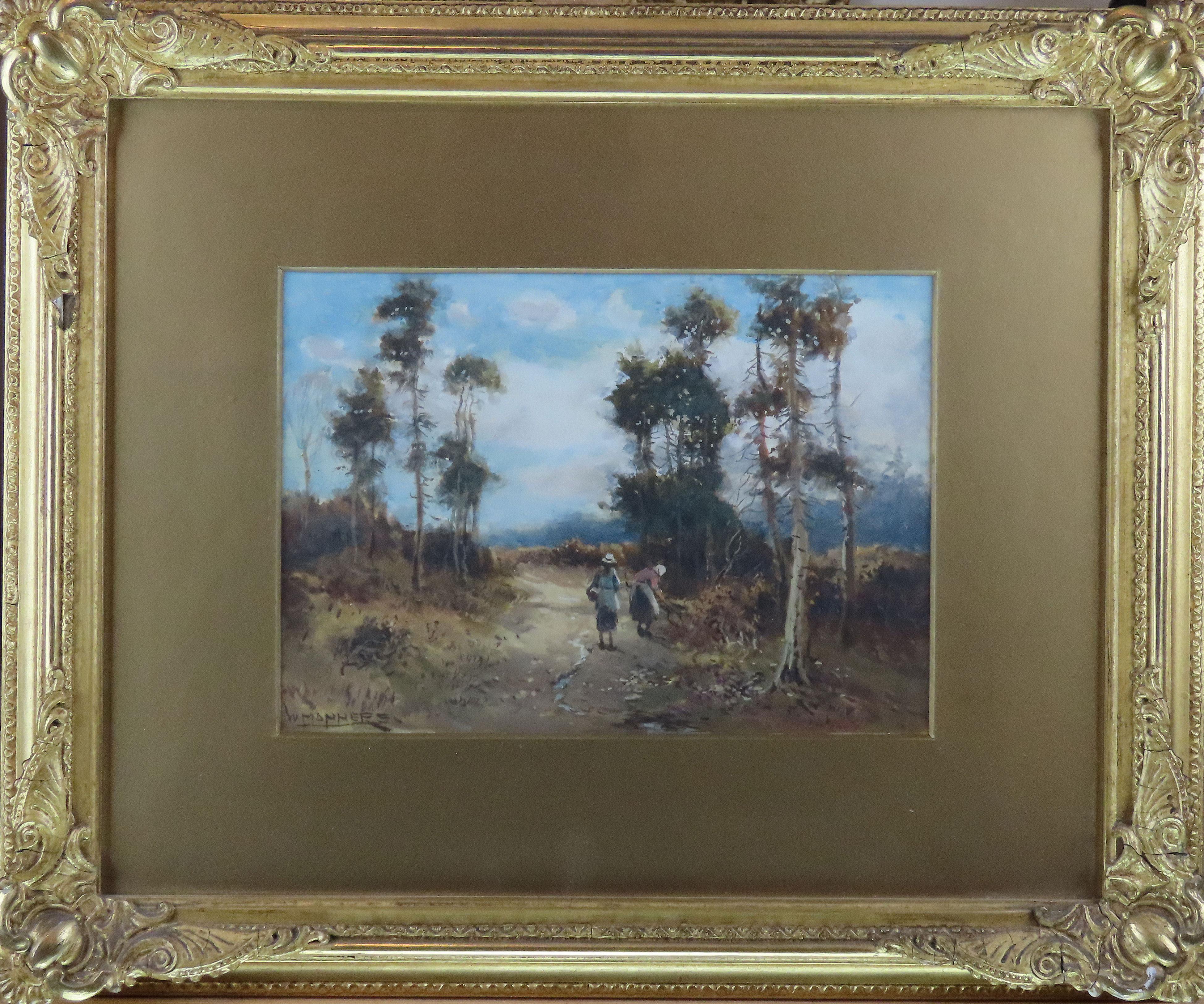 William Manners, R.B.A 1860 -1930
South Yorkshire painter of rural landscapes, member of the Royal Society of British Artists.

Original Frames. 
Signed watercolour 
9 x 7 inches. 
Frame size 17.5 x 14.5 inches

All of the items that we advertise