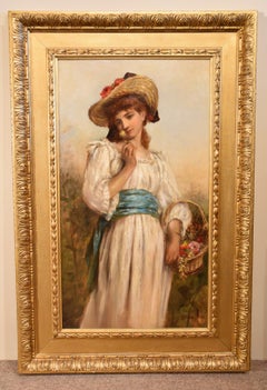 Oil Painting Portrait by Thomas Kent Pelham "Sunday Best"