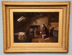 Oil Painting "The Canary" By Harry Frier