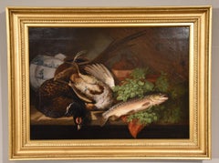Oil painting by Thomas G Targett “A Game Larder”