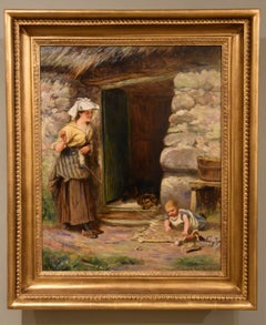 Pintura al óleo de Alexander Davidson "Sol de mañana"