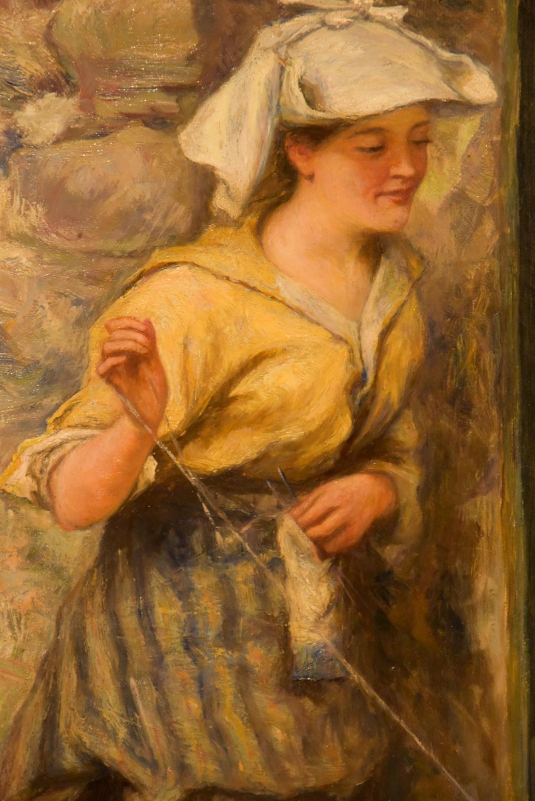 Ölgemälde von Alexander Davidson „Morning Sunshine“ im Angebot 4
