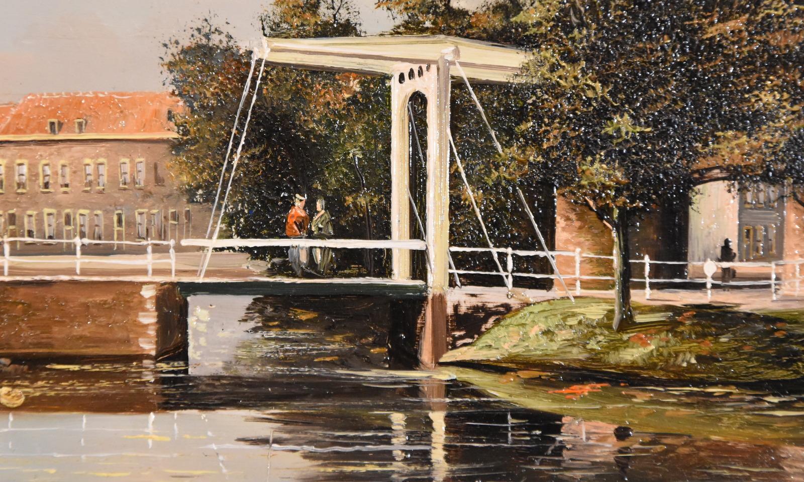 Pintura al óleo de George Jan Dispo 