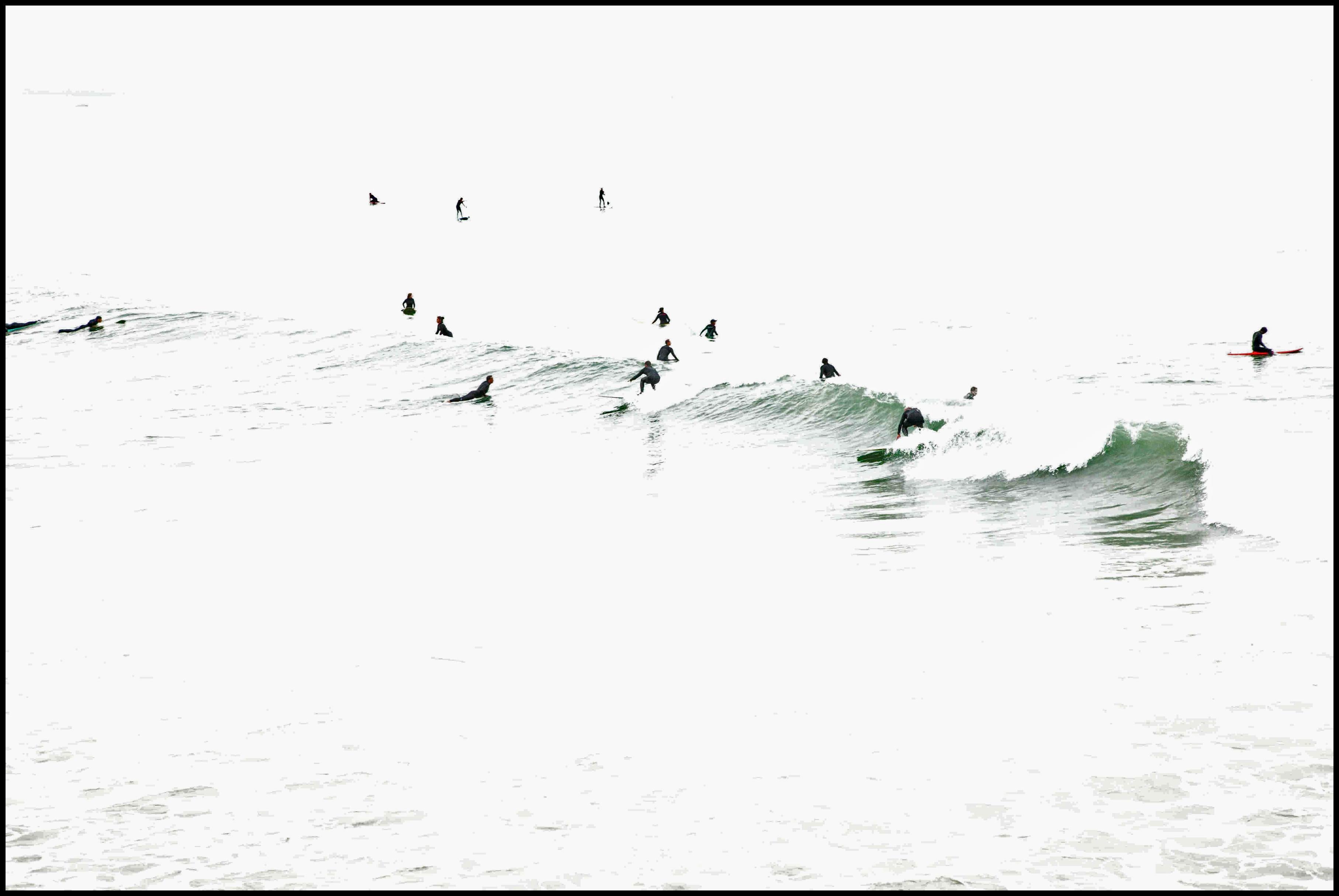 Gil Kofman Color Photograph - III, Surfer Series