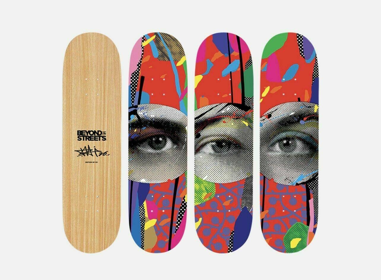 Paul Insect I SEE Skateboard Deck Set Of 3 Beyond The Streets Signed XX/101 COA