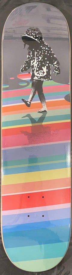 Eelus Nach dem Regen Skate Deck Skateboard Kunstdruck Holz Holz Zeitgenössisch