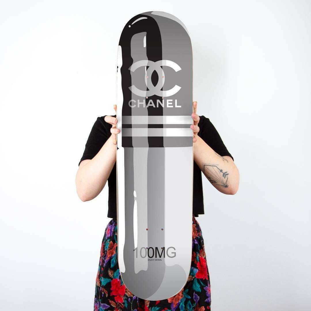 Chanel "Designer Drugs" Art Skate Deck